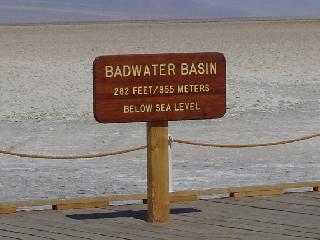 Badwater - lowest spot in the continental US