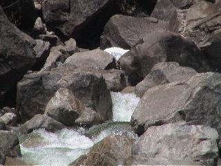 base of Yosemite Falls