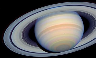 photograph of Saturn