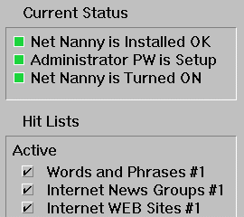 Net Nanny Screen Shot
