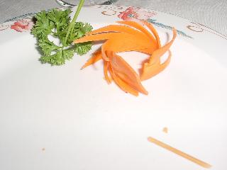 a lonely carrot curl