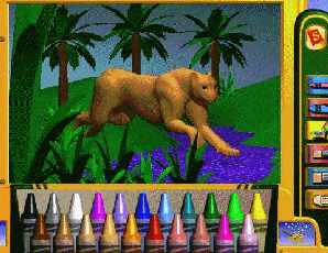 Crayola 3D Magic Coloring Book Screen Shot