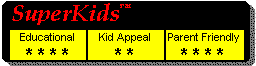 Educational Value = 4/5, Kid Appeal = 2/5, Ease of use = 4/5