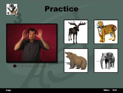 Visualize ASL Volume 1: Basic Vocabulary and Fingerspelling screen shot